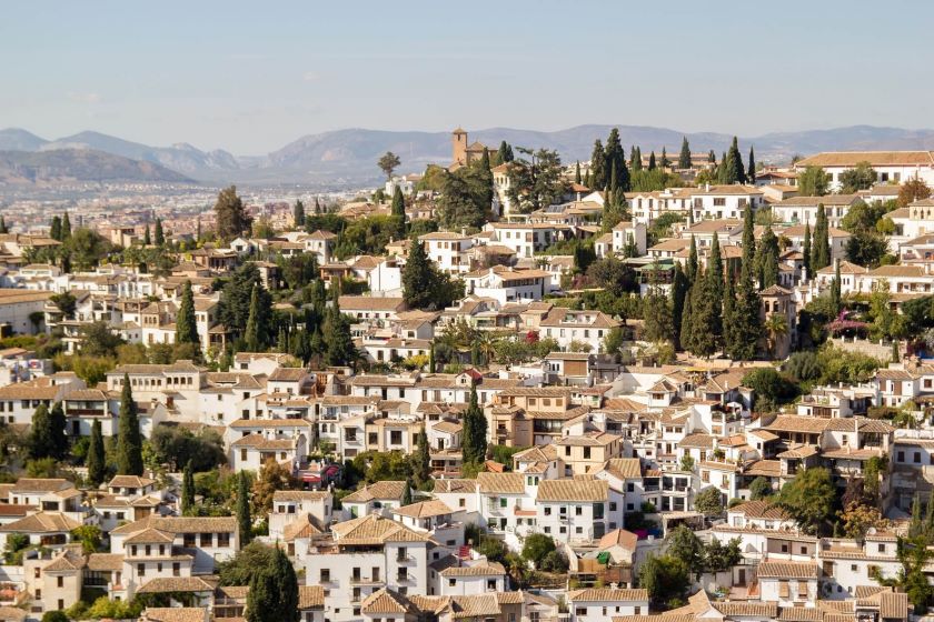 Islamic Heritage: Albaicín Albayzín ancient quarter, Granada, Al-Andalus, Andalusia, Spain
