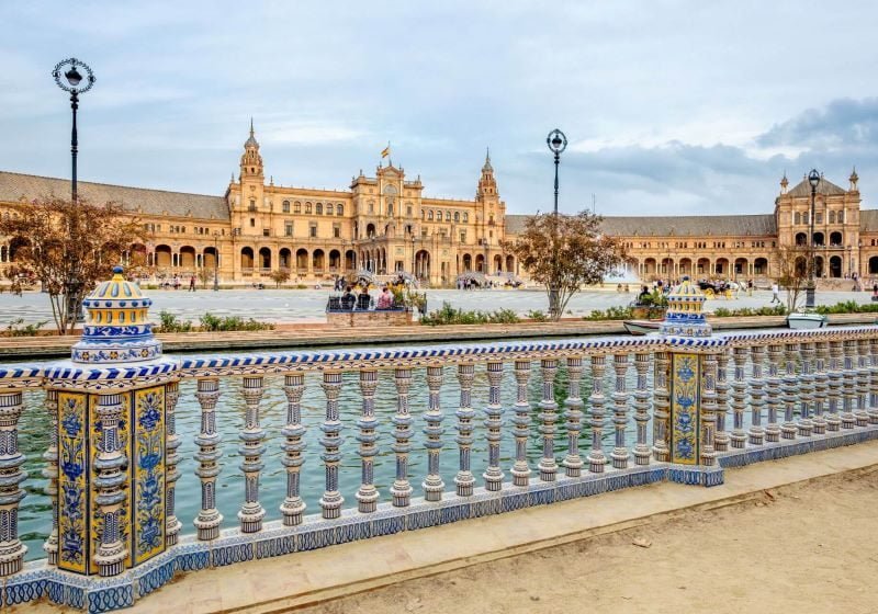 Islamic Heritage: Plaza de Espana, Seville, Andalusia