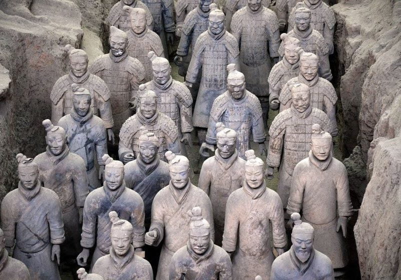 Terracotta army warriors, Xian, China