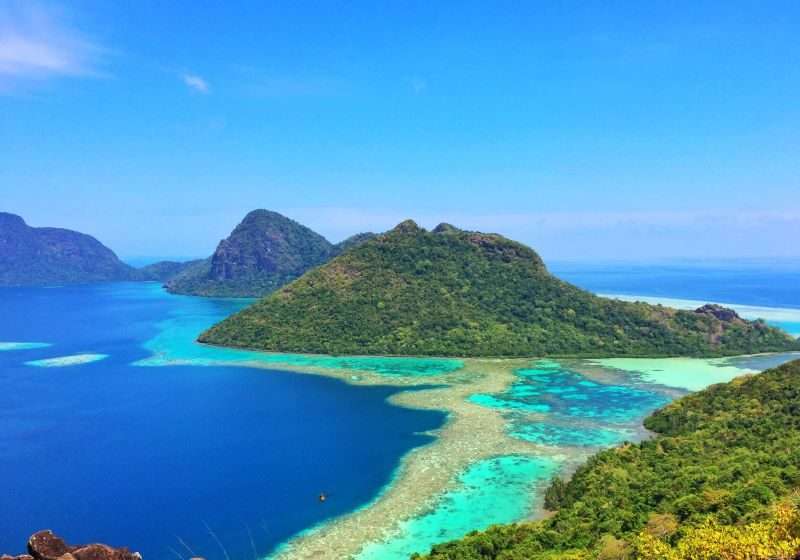 Blue lagoon, Sabah, Malaysia
