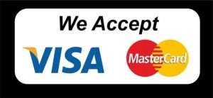 Payment methods, Visa, Mastercard