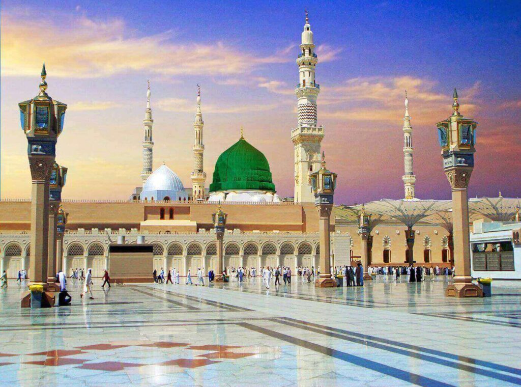 Almasjid Al-Nabawi Prophet´s Mosque Madinah Saudi Arabia