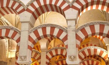 Interior of the Great Mosque Cordoba Andalusia